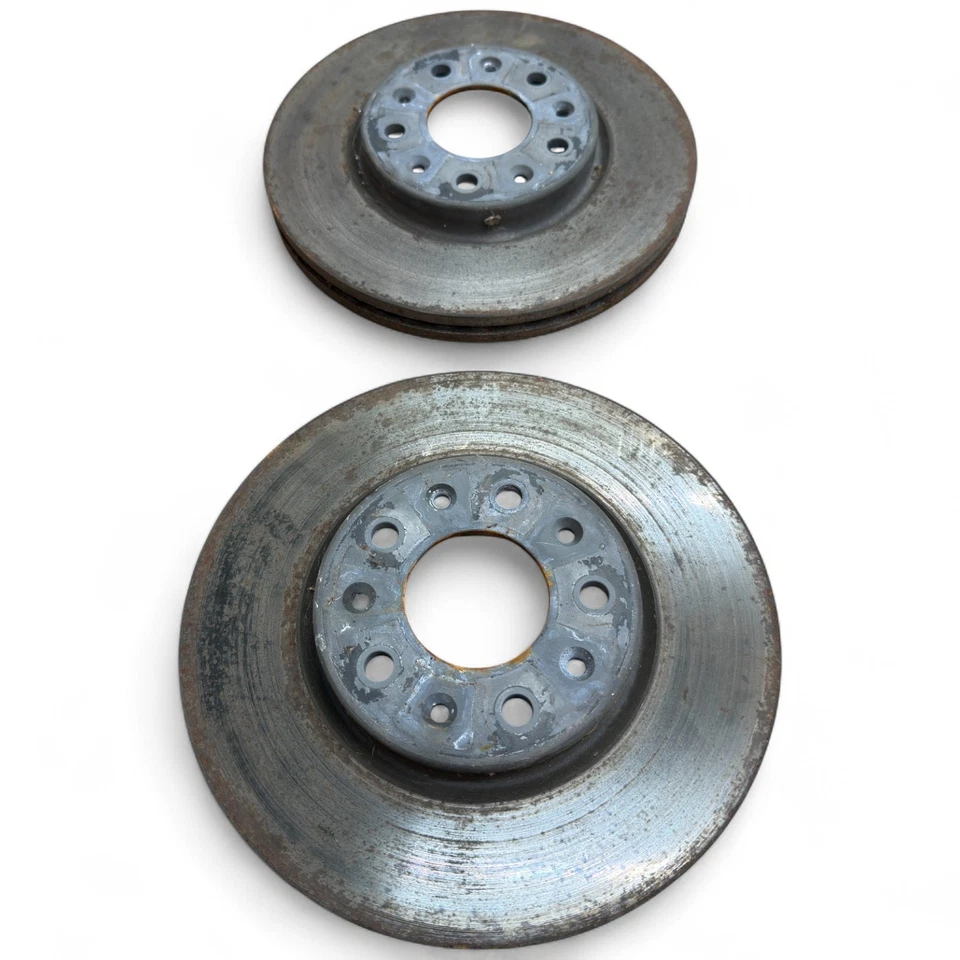 Front Disc Brake Rotors RIGHT + LEFT from 2017 Chevrolet Malibu 10358205 - Image 1 of 4