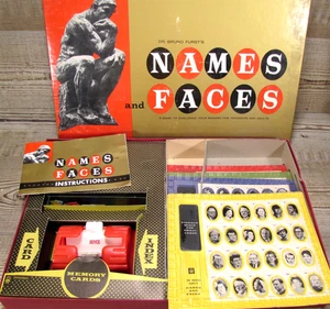 Vtg. Names And Faces Pressman Game Memory Expert Dr. Bruno Furst STOP FORGETTING - Picture 1 of 8