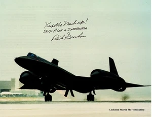SR-71 Blackbird Color Print Signed by SR-71 Pilot Rich Graham! Mint! - Picture 1 of 4
