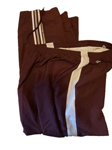 Adidas Climaproof Pantaloni Uomo XL Outdoor Performance Meteo Borgogna Texas a m - Foto 1 di 9