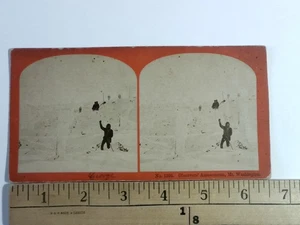 Original 1875 Stereoview Mt. Washington Observers' Amusements Killurn Bros - Bild 1 von 2