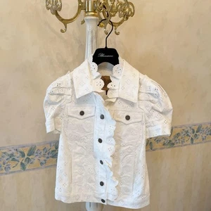 Louis Vuitton White Denim Jacket - Picture 1 of 8