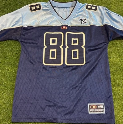 Camiseta De Colección North Carolina Tar Heels Hombre Pequeña Azul Coliseo Fútbol 12 Foto 1 de 4