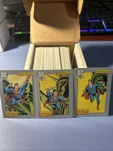 1991 DC Comics Cosmic Trading Cards #1-180 Complete Base Set - Superman - Batman - Picture 1 of 2