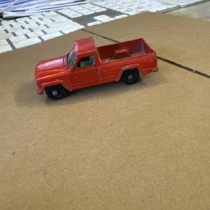 Vintage Lesney Matchbox #71 Jeep Gladiator Rare Green Interior - Picture 1 of 8