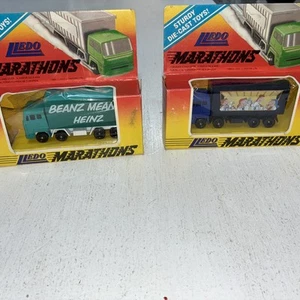 VINTAGE & RARE ENGLAND MADE LLEDO MARATHONS TRUCKS X2 NIB - Bild 1 von 7