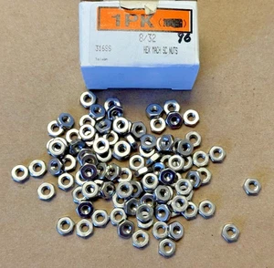 96 STÜCK 8/32 X 1/8 SECHSKANT MASCHINENSCHRAUBEN MUTTERN EDELSTAHL 316 SS - Bild 1 von 6