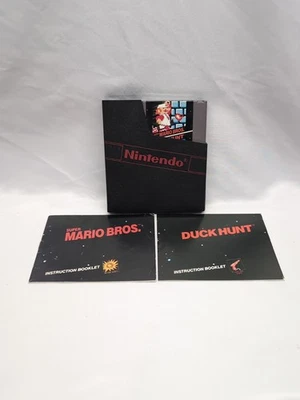 Super Mario Bros / Duck Hunt (Nintendo NES) Tested, With Both Booklets, CLEAN - Image 1 of 4