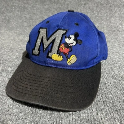 Goofy Hat Co. / Mickey Mouse Gorra Vintage Jóvenes Niños Niños Azul Disney World Años 90 Foto 1 de 4