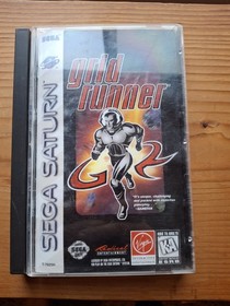 Grid Runner (Sega Saturn, 1996) CIB complete (broken hinge)