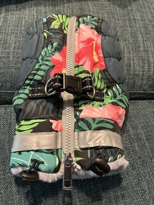 Fleece Jacket With Harness To Keep You XS Fur Baby Warm And Fashionable - Image 1 of 4