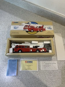 Corgi 1:50 97392 Simon Snorkel Hydraulic West Glamorgan Fire Engine Mint - Picture 1 of 16