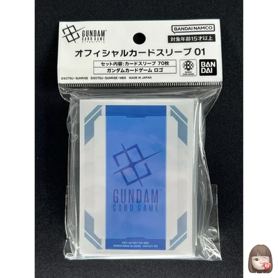 Gundam Card Logo Gundam Card Game Official Japanese 70 Sleeves GA5 - Image 1 of 4