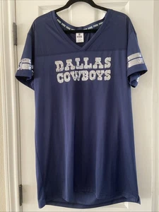 RARO esclusivo abito maglia calcio VICTORIA'S SECRET ROSA Dallas Cowboys NFL L - Foto 1 di 12