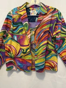 JAMS WORLD Damen Bluse Größe L Langarm Freizeit Groovy Stretch - Bild 1 von 10