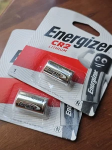TWO (2) x Genuine Energizer CR2 Lithium Battery 3V Compatible RLCR2 KCR2 ELCR2T - Picture 1 of 2