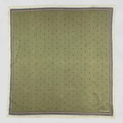 Pañuelo vintage Yves Saint Laurent pañuelo pañuelo pañuelo cuadrado de bolsillo Foto 1 de 4