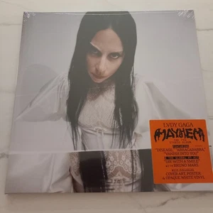 LADY GAGA * MAYHEM * EXCLUSIVE LIMITED ALTERNATE ART 2x WHITE VINYL * BN & OOP! - Picture 1 of 4
