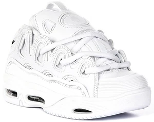 Osiris D3 2001 Skateschuhe mit dicker Schnürsohle Herren weiß UK 6 - 12 - Bild 1 von 6