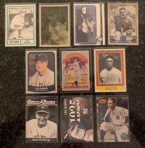 LOTE DE TARJETAS LOU GEHRIG..............10 EN TOTAL - Imagen 1 de 2