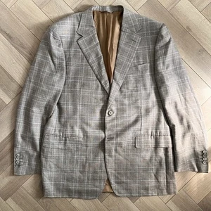 Canali Wool Plaid Sports Blazer Jacket - Picture 1 of 7