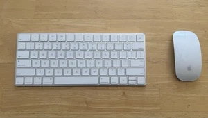 Apple A1644/A1657 Magic Keyboard 2 and Magic Mouse 2 Wireless Kit - White - Picture 1 of 4