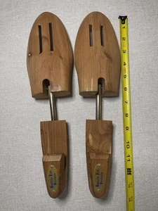 Barrie LTD Booters Wooden XL Shoe Size 12-14 Cedar Shoe Trees/Forms Made In USA - Picture 1 of 1
