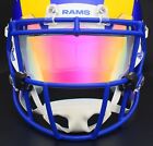 Los Angeles Rams Nfl Football Helmet Visor Revo Prismatic Color-Shift
