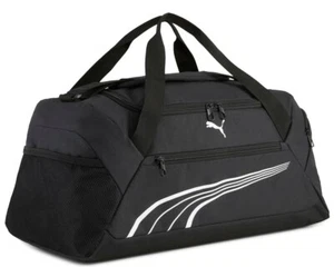 Puma 34L Fundamental Small Sports Bag - Black with white logo - Picture 1 of 1