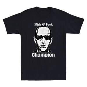 Hide Seek Champion Funny DB Cooper Wanted Man Portrait Vintage Men's T-Shirt Tee - Picture 1 of 8