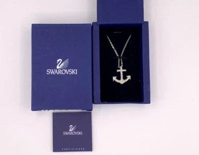 Swarovski Necklace Silver Landscape Pend  Anchor Boxed CRY - Image 1 of 4