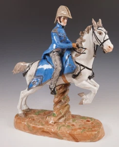 Carl Thieme Dresden Officier d'Ordonnance de l'Empereur Porzellan Statue 14" - Bild 1 von 13