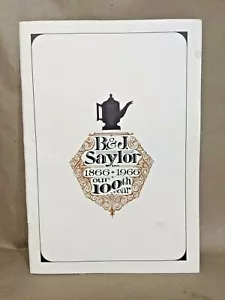 B. & J. SAYLOR Food Store Folleto de Celebración de 100 Años Lectura Pennsylvania - Imagen 1 de 8
