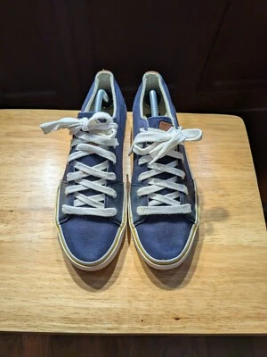 Polo Ralph Lauren Cantor Low Canvas Shoe Men's Size 9.5 D Blue Used - Image 1 of 4