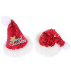 2 Pcs Party-Ornament Weihnachtshaarspangen Weihnachtsmütze Haarnadeln Schmücken