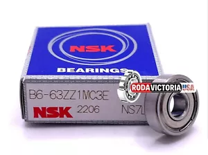 NSK B6 - 63ZZ Deep Goove Ball Bearing, Metal Shielded 6x16x5 mm - Picture 1 of 4
