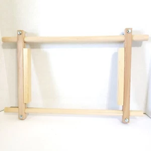 Homecrafters Needlework Hardwood Split Dowel Scroll Frame 11”x15” Quilting More - Picture 1 of 4