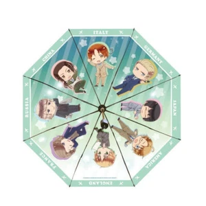 Axis Powers Hetalia Automatic Umbrella World Stars Folding Parasol Umbrellas - Picture 1 of 7