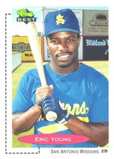 1991 Classic Best Eric Young 11 Minor League San Antonio Missions MLB LA Dodgers