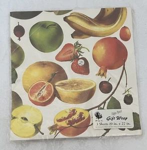 Vintage EVERGREEN PRESS All Occasion GIFT WRAPPING PAPER • NEW in Pkg 3 Sheets - Picture 1 of 5