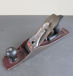 Vintage Stanley Smooth Bottom Bench Wood Plane No. G 12-205 Made in England - Picture 1 of 11
