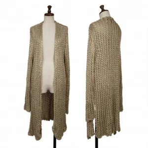 DONNA KARAN NEW YORK Silk Openwork Knitting Buttonless Cardigan Size S(K-135971) - Picture 1 of 12