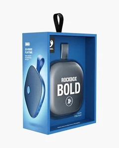 Altoparlante Bluetooth Fresh 'N Rebel Rockbox Bold XS Steel Blue - Foto 1 di 2
