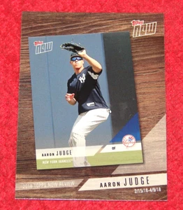 AARON JUDGE YANKEES 2019 TOPPS '18 TOPPS NOW REVIEW #TN1 (B2) - Picture 1 of 1