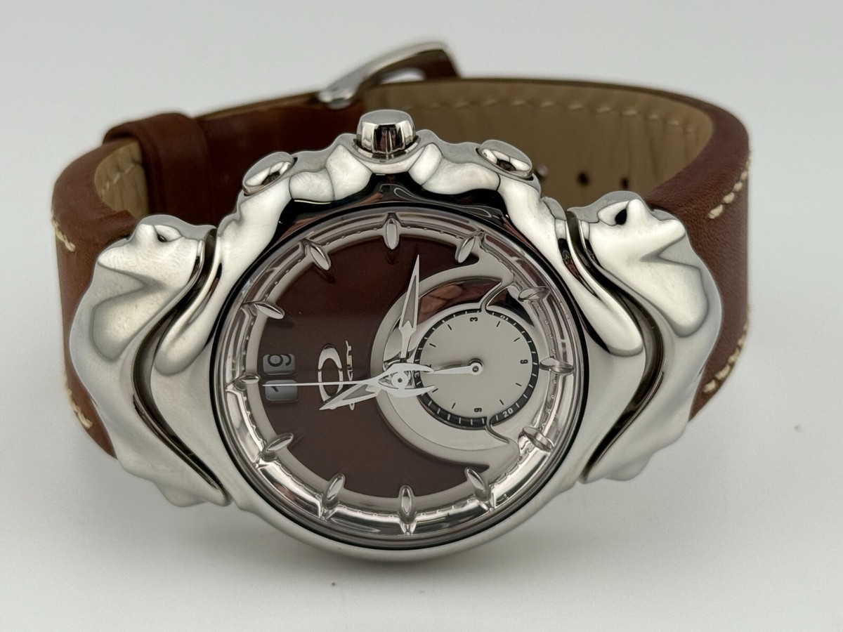 y*n様 bone strap silver watch OAKLEY cybe Oakley Watches for sale | eBay