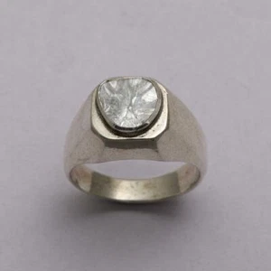 Polki Diamantring 925 Sterlingsilber Ring Handmade Schmuck Herren Ring