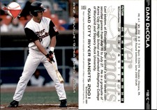 Dan DeCola 2001 Grandstand Quad Cities River Bandits #NNO Card *AutographDen*