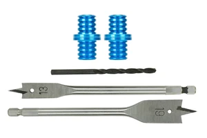 DCC Concepts DCB-BDKIT - 2 Pairs Super-Accurate Baseboard Dowels with Drills - Picture 1 of 1