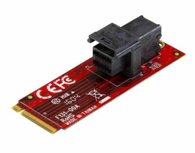 StarTech M2E4SFF8643 U.2 to M.2 PCI-e 3.0 Adapter Card for 2.5 inch NVMe SSD - Image 1 of 3