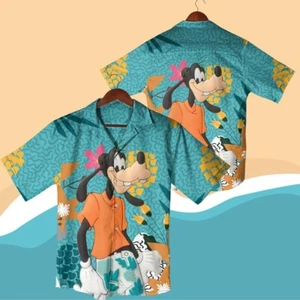 Camicia hawaiana Pippo Cane Aloha Estate Spiaggia Vacanze Buone Vacanze Aloha - Foto 1 di 2